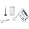 Bosch Frullino sbattitore Bosch 750W 220-240V 50/60Hz cavo1.3m Bianco/Nero [MFQ37470]
