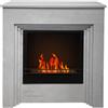 Divina Fire Camino a bioetanolo da Terra Bellini in Legno Effetto Cemento Made in Italy L96 x P35 x H96