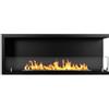 Divina Fire Camino a bioetanolo da Incasso ad Angolo biocamino angolare 120x45 SUTRI 120 DX