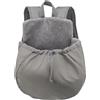 Trixie Borsa Trasportino Frontale per Cani Molly Max 4 Kg di Peso 25 x 38 x 17 Kg Grigio