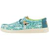 Hey Dude Wally H2o, Moccasin Uomo, Blue Tropical, 45 EU