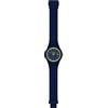 HIP HOP Orologio HWU1078 UOMO X MAN quadrante MONO-COLORE BLU movimento SOLO TEMPO - 3 LANCETTE QUARZO e CINTURINO SILICONE BLU NAVY