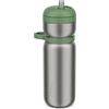 Mepal - Bottiglia isolata Twist Sport - A prova di perdite - Non è necessaria l'inclinazione - Isotermia: 6 ore di caldo, 10 ore di freddo - Borraccia con cannuccia - 600 ml - Moss green