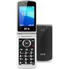 SPC Opal - Telefono cellulare con coperchio grande schermo, lettere e tasti grandi, volume extra alto, facile da usare, configurazione remota, radio FM, agenda, senza caricabatterie, nero