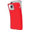 SBS Cover per iPhone 14 Pro Rosso Pantone 185 C, Custodia Morbida e Flessibile Antigraffio, Cover Sottile e Comoda da Tenere in Tasca, Custodia Compatibile con Ricarica Wireless