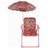 Greenwood Pratesi Sedia Sdraio Baby Con Ombrellino Rosa