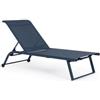 Bizzotto Lettino Alluminio Con RUOTE TAYLOR NAVY