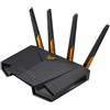ASUS TUF Gaming AX3000 V2 router wireless Gigabit Ethernet Dual-band (2.4 GHz/5 GHz) Nero, Arancione