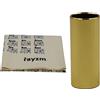 Rayzm Panno di pulizia per diapositive per chitarra in acciaio inossidabile e accordi per chitarra, 6 * 2,1 cm (L * ID) Dito Knuckle Guitar String Slide