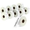 BETCKEY - 10 Grandi Rotoli 99010 Etichette Compatibile con DYMO S0722370, 28mm x 89mm, 3500 Etichette per Indirizzi Utilizzo per LabelWriter 450 4XL NON per 550 o 5XL