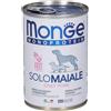 Monge & C. SpA Monge Monoprotein Paté Solo Maiale Cani Adulti 400 g Mangime