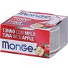 Monge & C. SpA Monge Fruits Tonno Con Mela 80 g Mangime