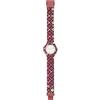HIP HOP Orologio DONNA WAX BLOCK quadrante MONO-COLORE BIANCO movimento SOLO TEMPO - 3H QUARZO e CINTURINO SILICONE CON TESSUTO HWU1146 MULTICOLORE