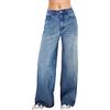 Fulidngzg Jeans Donna Curvy Jeans Morbidi Cargo Pantaloni Zampa Baggy Jeans Push Up Neri Jeans Slim Pantaloni High Rise Pantaloni Skinny Taglie Forti Curvy