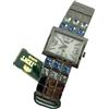 Orient Orologio Orient Japan Quarzo Vintage Acciaio 24mm Donna Nuovo Strass Rettangolar