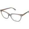 Marc Jacobs MJ 1108 YQL | Occhiali da Vista Graduati | Prova Online | Plastica | Quadrati | Grigio, Trasparente | Adrialenti