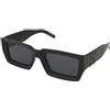 Hugo by Hugo Boss Hugo Boss HG 1310/S 807/IR | Occhiali da Sole Graduati o Non Graduati | Prova Online | Plastica | Quadrati | Nero | Adrialenti
