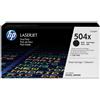HP toner originale nero CE250XD 504X - 10500 copie - pacco doppio