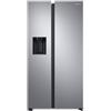 Samsung RS68A8842SL frigorifero Side by Side Serie 8000 Libera installazione con congelatore 634 L con dispenser con allaccio idrico Classe D, Inox