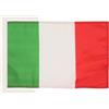 AZ FLAG Bandiera Italia 45x30 cm Italiana Poliestere 100D Cordini | Uso interno ed esterno bandiera decorativa doppie cuciture e bordi rinforzati