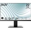 MSI Pro MP223 Monitor da 22,3 Full HD (1920 x 1080), 100 Hz, VA, 4 ms, FreeSync, HDMI, VGA, Anti-riflesso, Anti-Scintillio, meno luce blu, certificato TÜV, VESA, Kensington, Nero