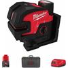 MILWAUKEE Livella Laser Milwaukee M12 CLL4P-301C 12V 3Ah
