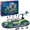 LEGO - Family 41838 Momenti di Viaggio, Mappa del Mondo Giocattolo con Aereo da
