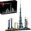 LEGO Architecture Dubai, Collezione Skyline, Kit di Modellismo Creativo e Rilassante, Costruzioni per Adulti e Ragazzi di 16+ Anni, 21052