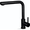 Vema Rubinetterie - Riace miscelatore Cucina canna doccetta estraibile Nero - V18025