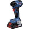 Bosch Professional 18V System Avvitat. massa battente batt. GDR 18V-220 C (fino a 3.400 giri/min, coppia di 220 Nm, mot. brushless, senza batt. e caricabatt., incl. 1 clip cintura, 1 att. portabit)