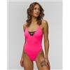 Nike Swim Costume Da Bagno Intero Rosa Da Donna Nike Swim Icon Nike Sneakerkini 2.0 Crossback One Piece