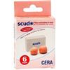 Tappi Auricolari in Cera Scudo Protezione Acustica 6 Coppie