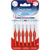 EMOFORM Scovolini Interdentali Rosso Tecnologia Soft Care Confezione da 6 Pezzi ISO 2