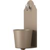 BEL-FER fontana a parete con secchiello 42/PR.16 tortora