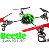 Defatoys Quadricottero Radiocomandato Coccinella 4 Canali UFO BEETLE 816 2,4 Ghz