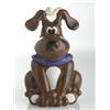 Brandani barattolo porta biscotti sonoro cane ceramica