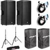 PROEL DIVA12A Casse attive 12" 1000 watt picco DJ, live + cover stativi e cavi