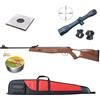 KIT Diana 250 5,5 mm 24 joule molla + ottica 4x32 mildot + pellet + custodia
