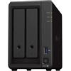 Synology Servidor nas synology disk station ds723+ 2bay 2.6 ghz dc 2gb ddr4 2x gbe 1x usb3.2 gen i 1x esata