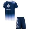 Real Madrid Costume da calcio da bambino, collezione ufficiale, blu, 8 Anni