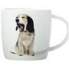 Maxwell & Williams DX1061 Tazza da caffè 400 ml - Serie Best Furry Friends - Porcellana con cane sbadigliato, in confezione regalo