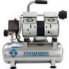 HYUNDAI COMPRESSORE ARIA COMPRESSA ELETTRICO 6 LT LITRI SILENZIOSO SILENZIATO PORTATILE