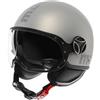 Momo design Casco Moto Jet Momo Design FGTR EVO Hip Grigio Opaco Cerulea
