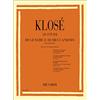 Ricordi Klosé: 20 Studi di Genere e di Meccanismo Giampieri | Raccolta Brani Musicali Spartiti Clarinetto Classico | Studi Tecnica Espressione Intermedi Avanzati | Edizione Ricordi Scuola Musica Italia