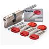 CISA - Cilindro Europeo Astral Tekno PRO 10M3T70701200C5 per Serratura Porta Blindata - Cilindro Europeo 30/30 con 5 Chiavi a Duplica Protetta - Anti Bumping Anti strappo - Predisposizione al Pomolo