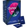Durex Mix Performance, Preservativi Durex Lunga Durata e Sync, Preservativi Ritardanti per Lui e con Rilievi e Nervature per Lei, 24 Profilattici