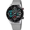 LOTUS Orologio Intelligente Uomo - Smartwatch Acciaio Inossidabile 316L Grigio - Impermeabile IP65 50017/1 - Controllo Musica, Contapassi e Calorie, Telefono, Sport, Frequenza Cardiaca