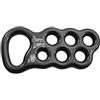 Kong. KISA Dispositivo per Creare Sistemi di Dissipazione. Lega di Alluminio Leggera e Resistente. Per Cadute Accidentali. Diverse Configurazioni per Corde da 9 mm e 11 mm. Made in Italy. Nero