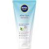 NIVEA SUN Gel Crema Doposole Sensitive 175 ml, Latte doposole senza profumo per pelli sensibili ad azione rinfrescante e lenitiva, Dopo sole idratante con Aloe Vera Bio e Antiossidanti