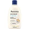 Aveeno Skin Relief Bagno Doccia, Bagnoschiuma lenitivo senza sapone e profumo, Docciaschiuma con triplo complesso di Avena, Bagnodoccia quotidiano per pelli molto secche e sensibili, 500 ml